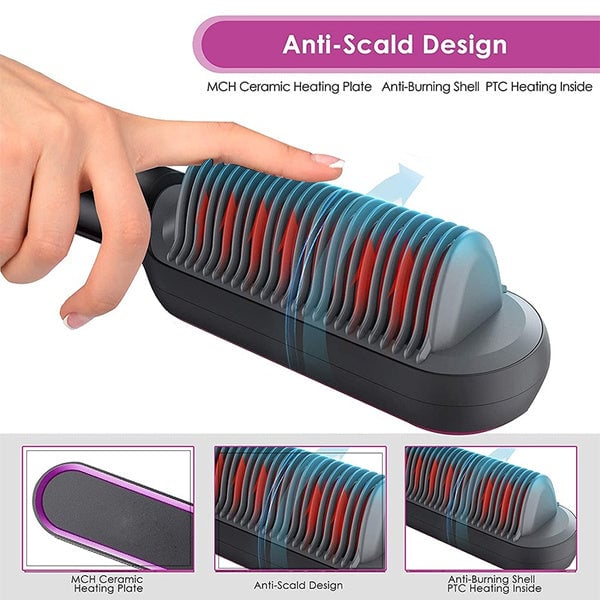 🔥BLACK FRIDAY SALE 49% OFF🔥 💇♀Negative Ion Hair Straightener Styling Comb