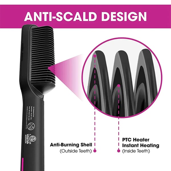 🔥BLACK FRIDAY SALE 49% OFF🔥 💇♀Negative Ion Hair Straightener Styling Comb
