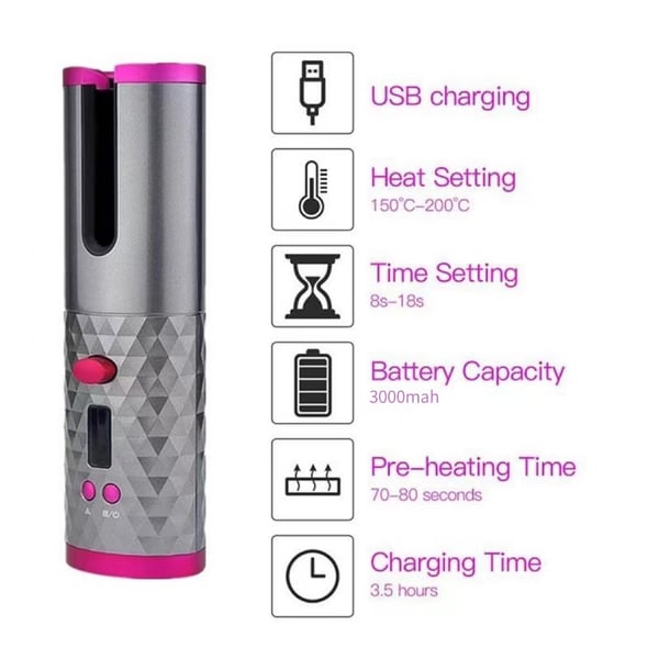 đ„LAST DAY 49% OFFđ„Cordless Automatic Hair Curlerâ