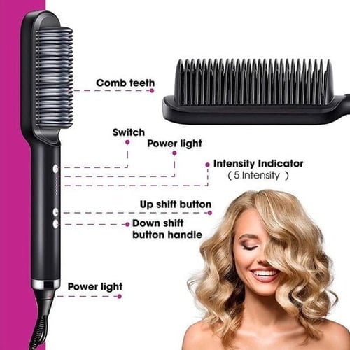 🔥BLACK FRIDAY SALE 49% OFF🔥 💇♀Negative Ion Hair Straightener Styling Comb