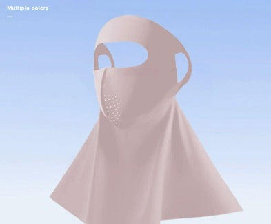 Breathable & Cooling Full Face Sun Mask with Neck Cover